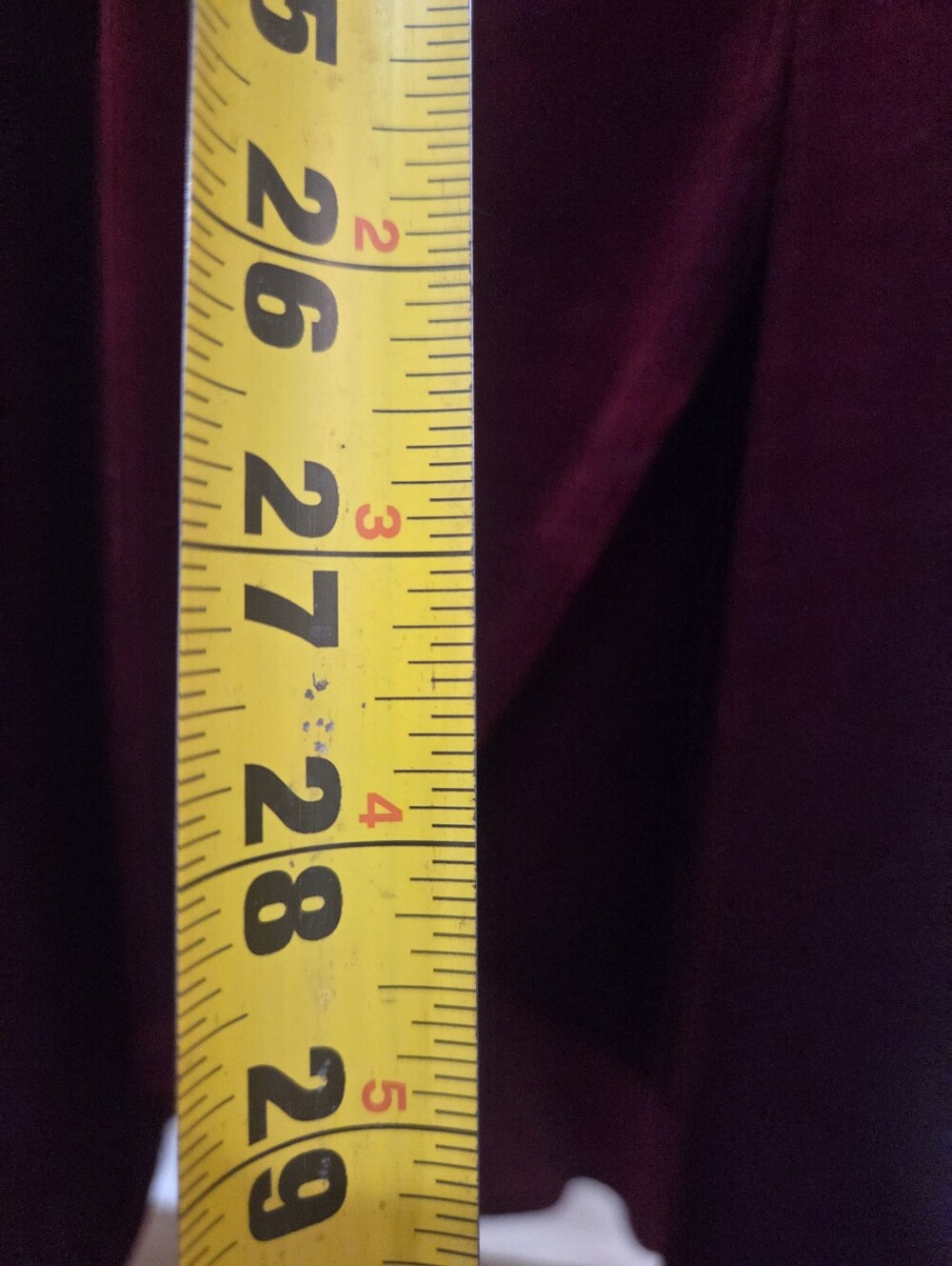 Aqua Velvet High-Low Wrap Dress in Burgundy M. - Picture 11 of 11